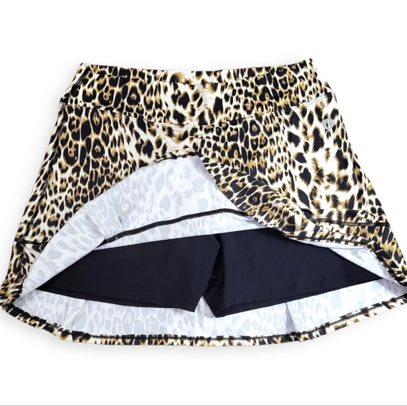 Dona Jo Flirty Skirt Skort Cheetah Print Tennis Skirt 3X - Picture 11 of 13